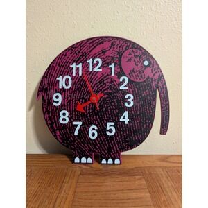 George Nelson Hard-To-Find‎ Elihu The Elephant Zoo Clock 1960s Design Excellent